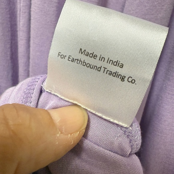 EARTHBOUND Trading Co. Lavender Wide Leg Pants Size Medium - Picture 16 of 16